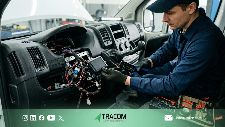 Why choose Tracom for GPS fleet tracking devices in the GCC