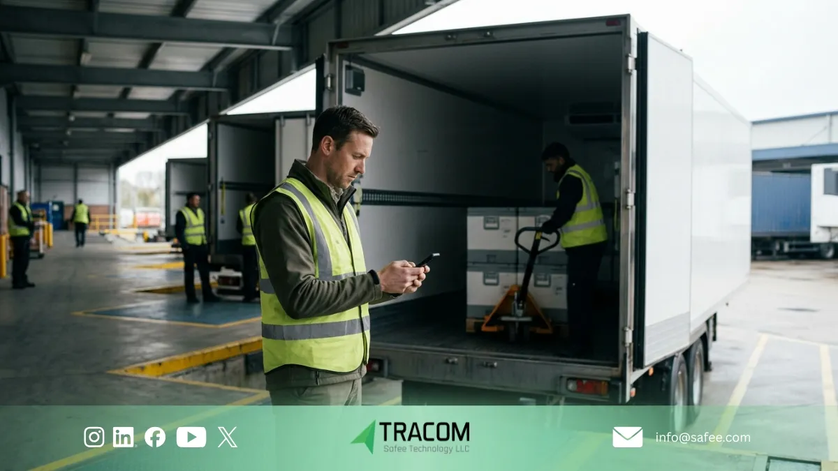 How does a trailer tracking device work?