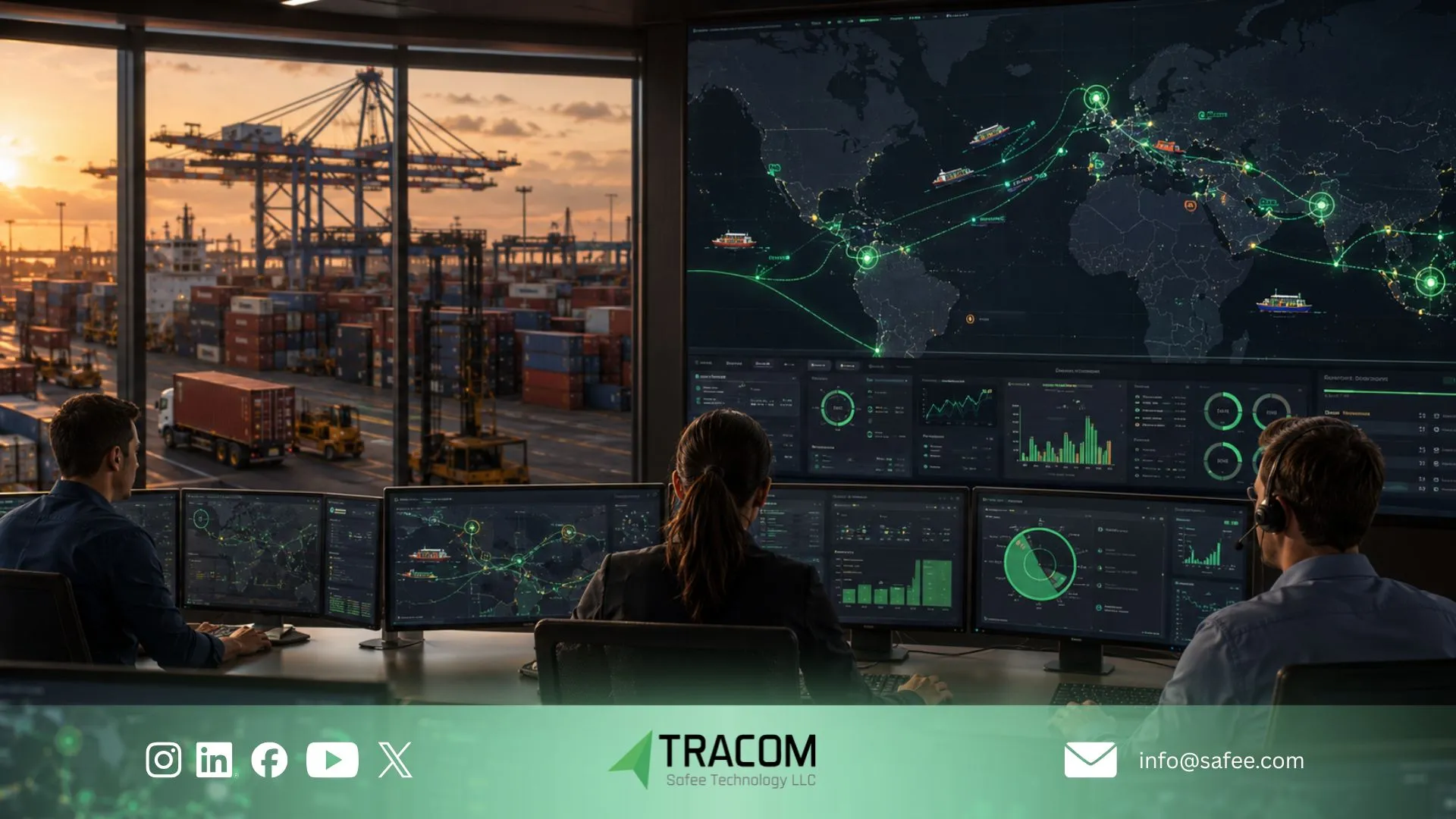 Design the container tracking device around the journey